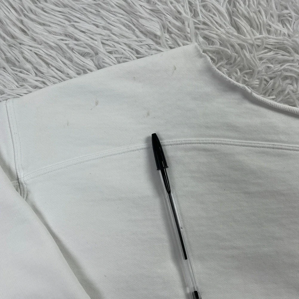 Lululemon Sweater Womens Large White Perfectly Oversized Crew Sweatshirt Terry L